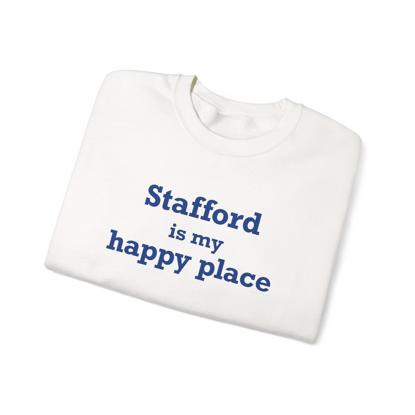 Stafford is My Happy Place Unisex Heavy Blend™ Crewneck Sweatshirt
