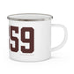 06359 North Stonington Connecticut Zip Code Enamel Camping Mug