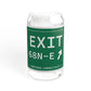 Vintage Exit 68N-E WCP Sign Sipper Glass, 16oz