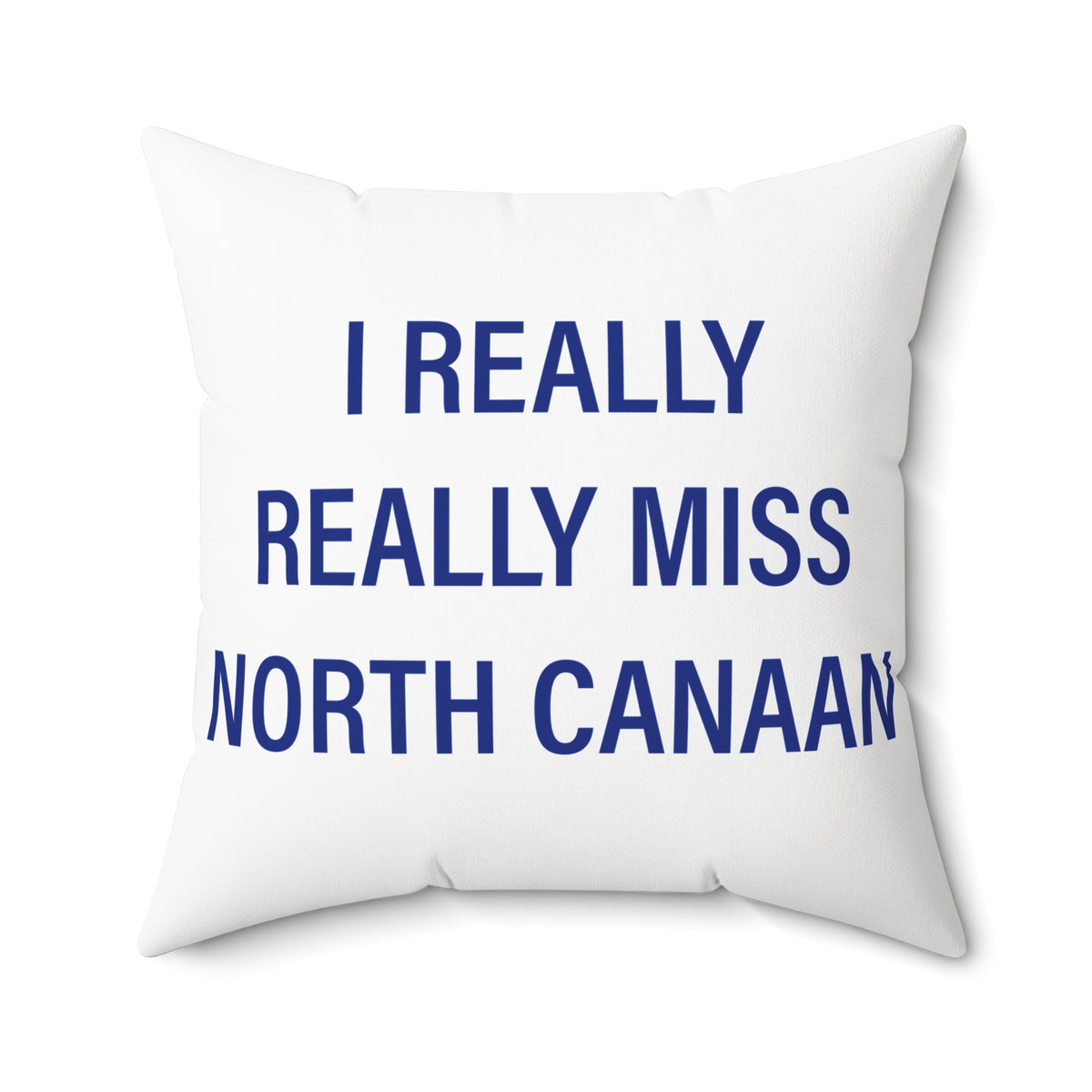 I Really Really Miss North Canaan Polyester Square Pillow