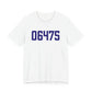 06475 Old Saybrook Connecticut Zip Code Unisex Jersey Short Sleeve T-Shirt