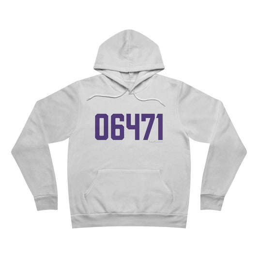 06471 North Branford Connecticut Zip Code Unisex Sponge Fleece Pullover Hoodie