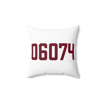 06074 South Windsor Connecticut Zip Code Polyester Square Pillow