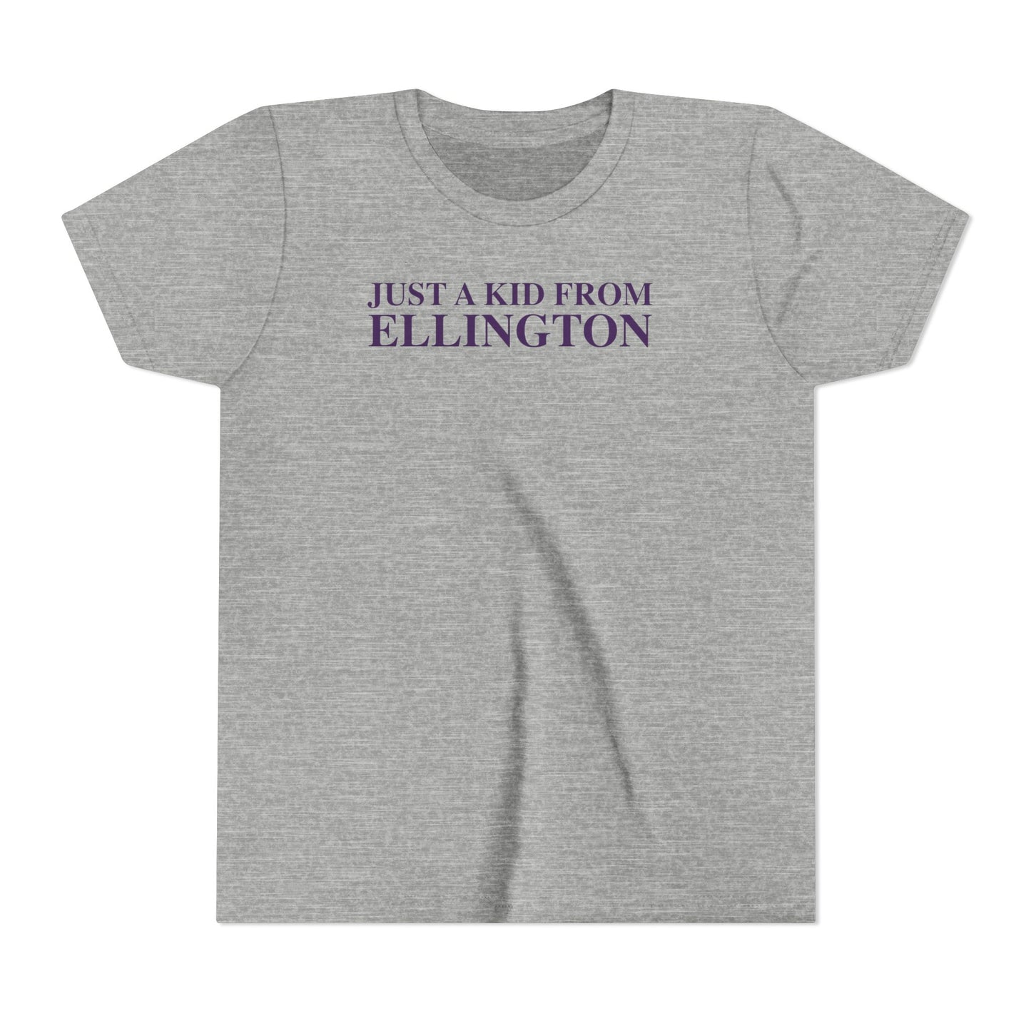 Just a kid from Ellington Youth Short Sleeve T-Shirt