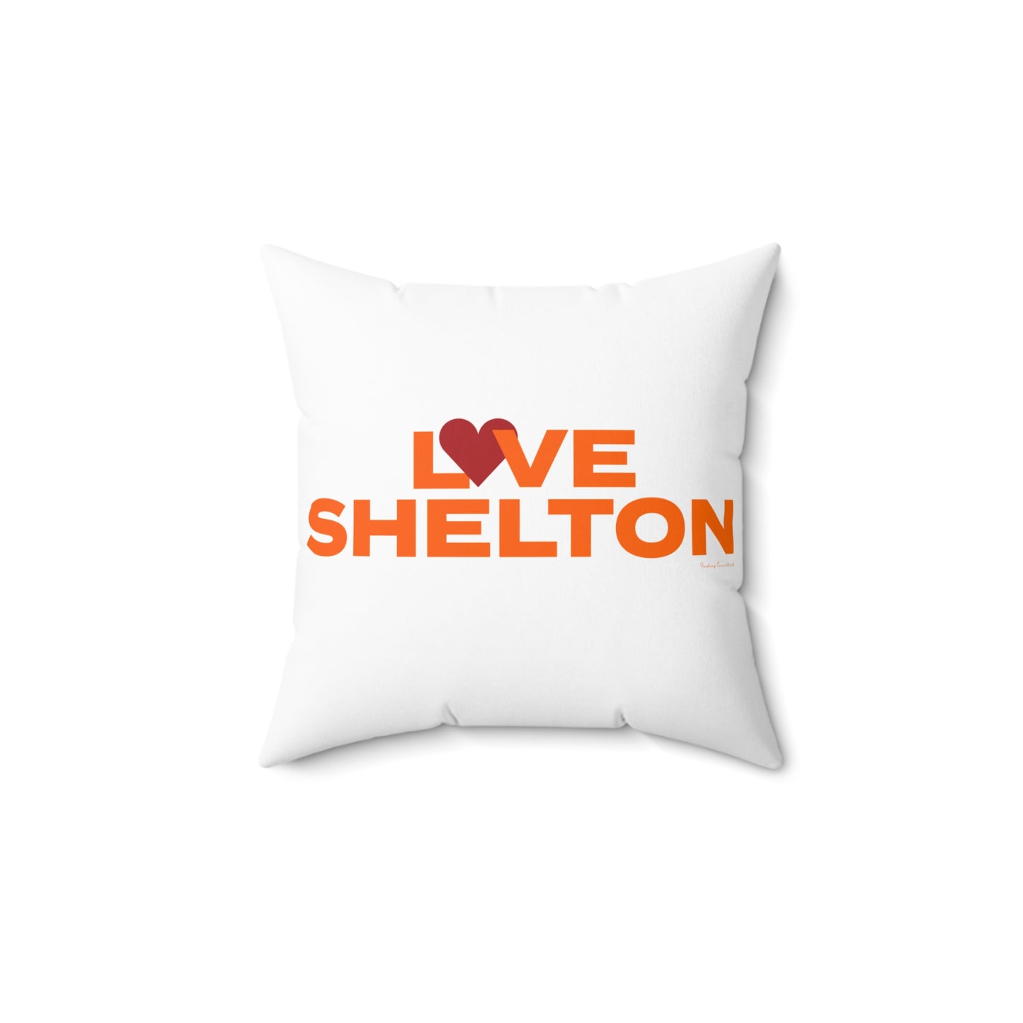 Love Shelton Spun Polyester Square Pillow