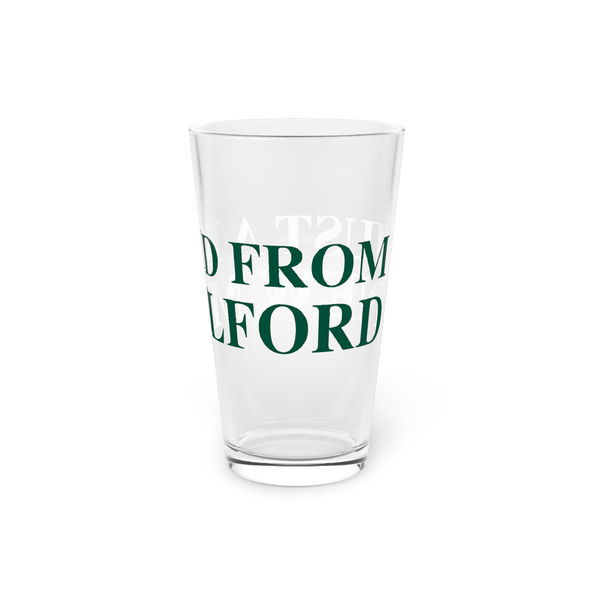 Just a kid from New Milford Pint Glass, 16oz