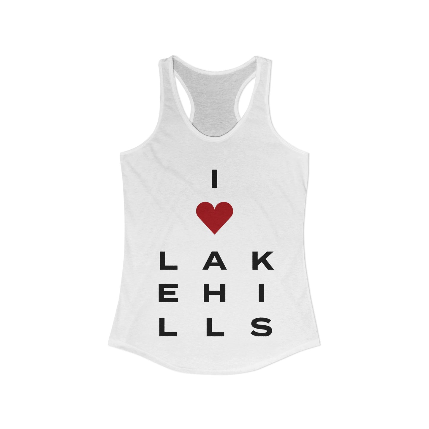 Lake Hills Vision  Women's Ideal Racerback Tank Top