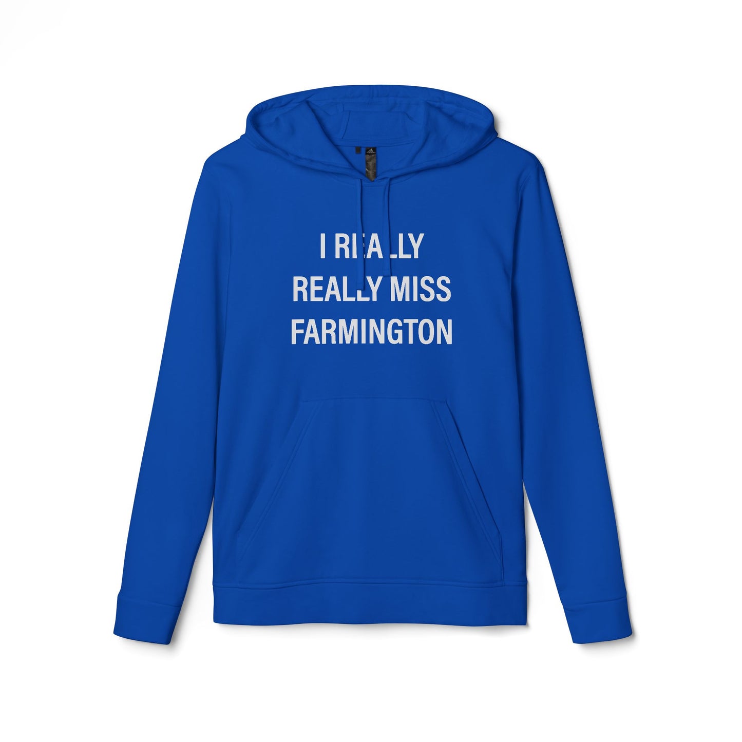 I Really Really Miss Farmington adidas Unisex Fleece Hoodie