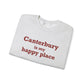 Canterbury is My Happy Place Unisex Heavy Blend™ Crewneck Sweatshirt