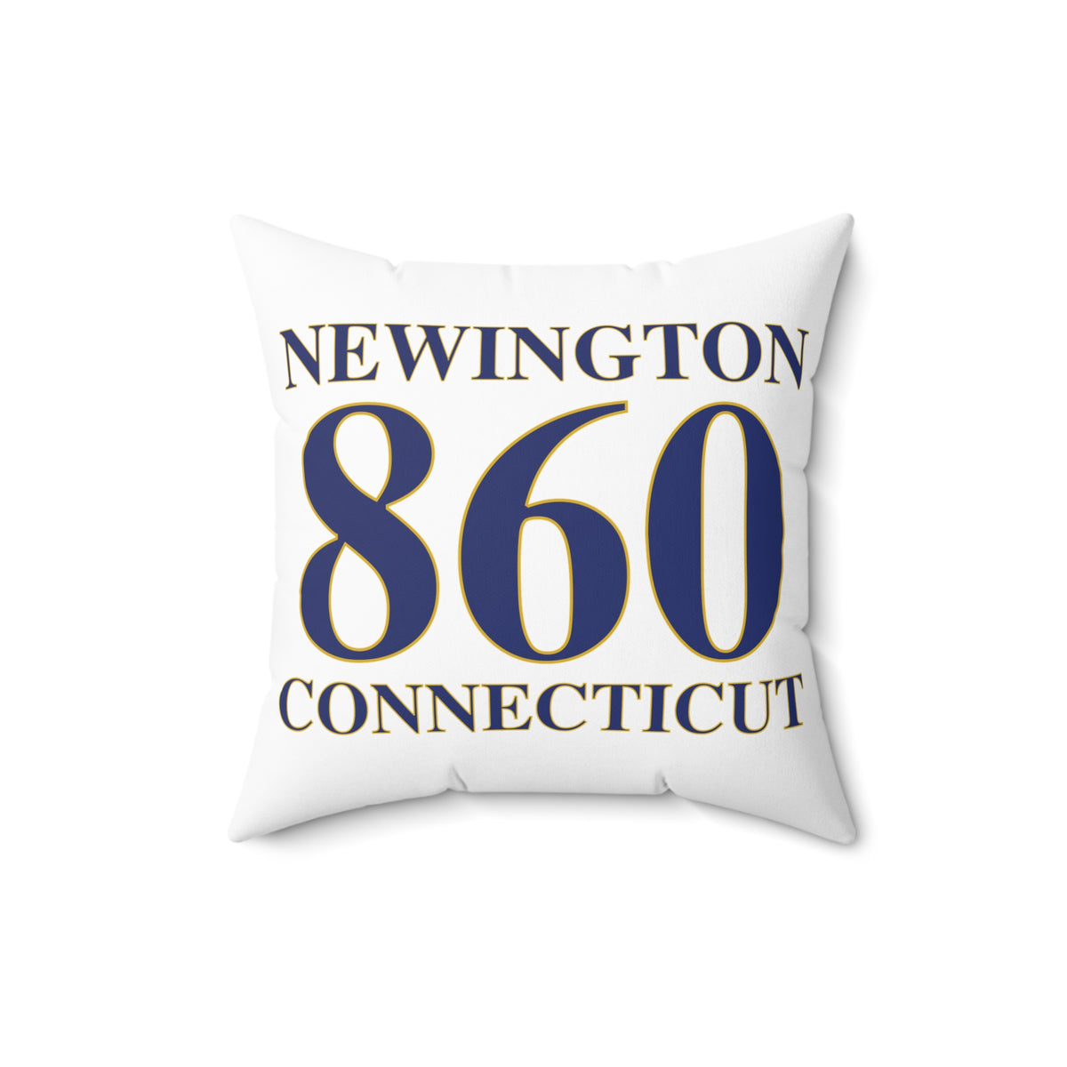 Newington 860 Connecticut Polyester Square Pillow