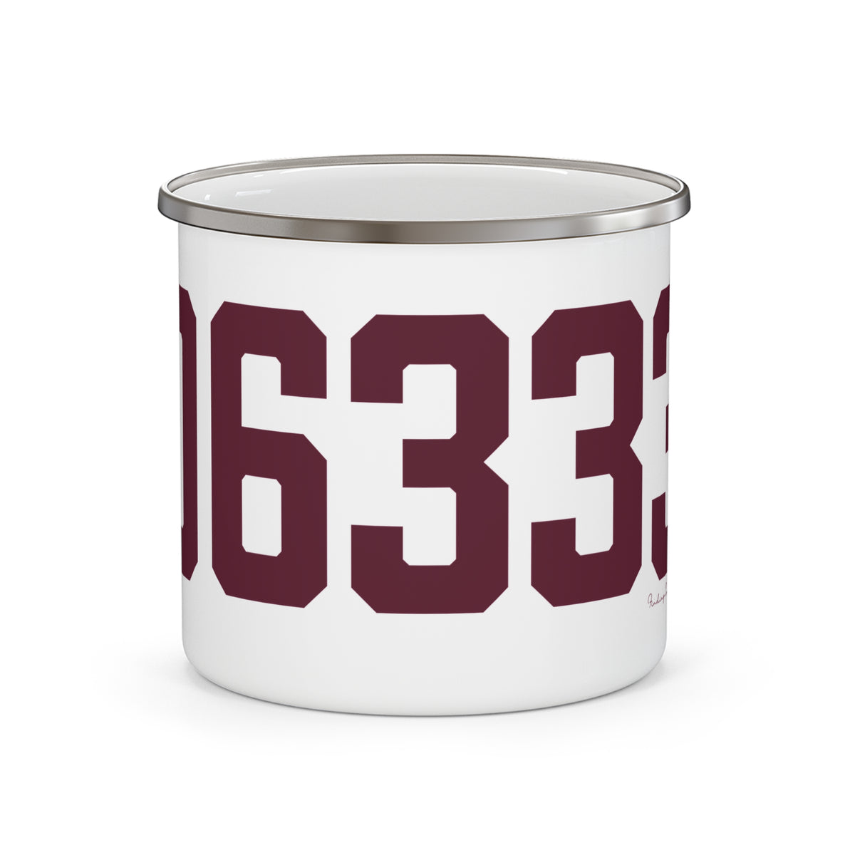 06333 East Lyme Connecticut Zip Code Enamel Camping Mug