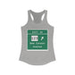Vintage Merritt Parkway Exit 38 Sign Women's Ideal Racerback Tank Top