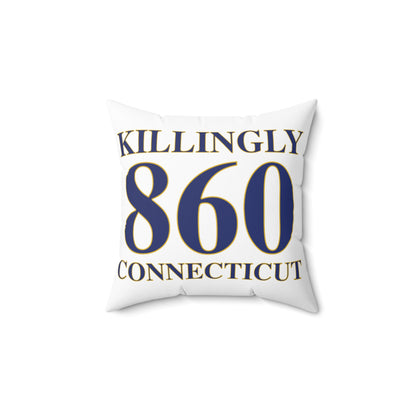Killingly 860 Connecticut Spun Polyester Square Pillow