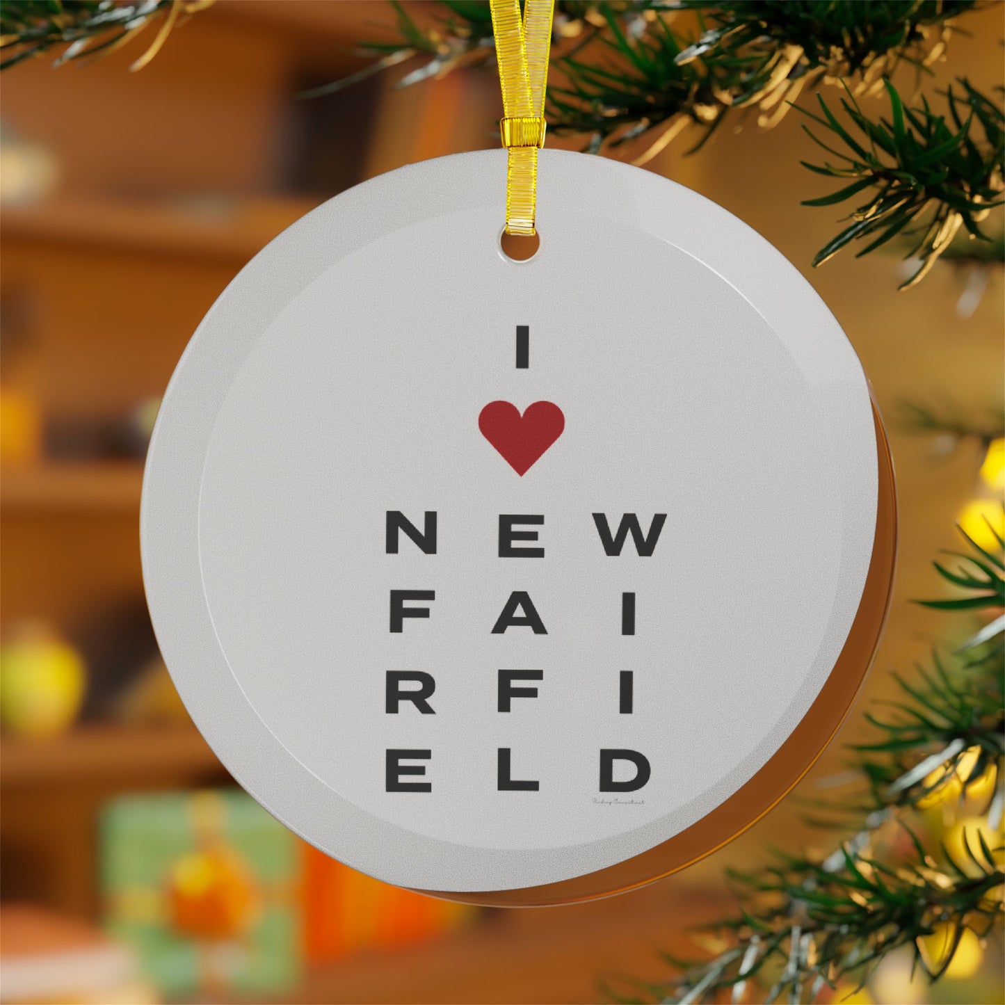 New Fairfield Vision Glass Ornaments
