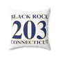 Black Rock 203 Connecticut  Spun Polyester Square Pillow