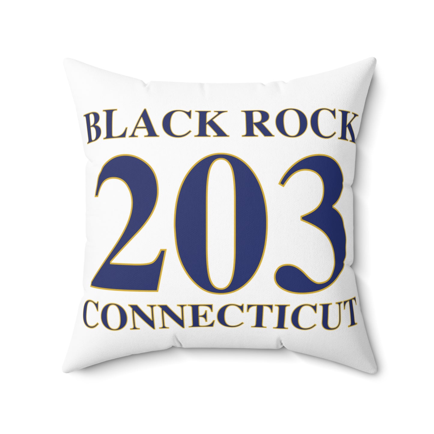 Black Rock 203 Connecticut  Spun Polyester Square Pillow