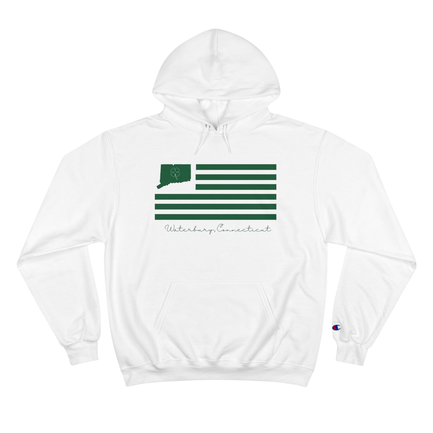 Waterbury Connecticut St Patrick’s Day Flag Champion Hoodie