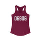 06906 Stamford CT Zip Code Women's Ideal Racerback Tank Top