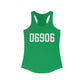 06906 Stamford CT Zip Code Women's Ideal Racerback Tank Top