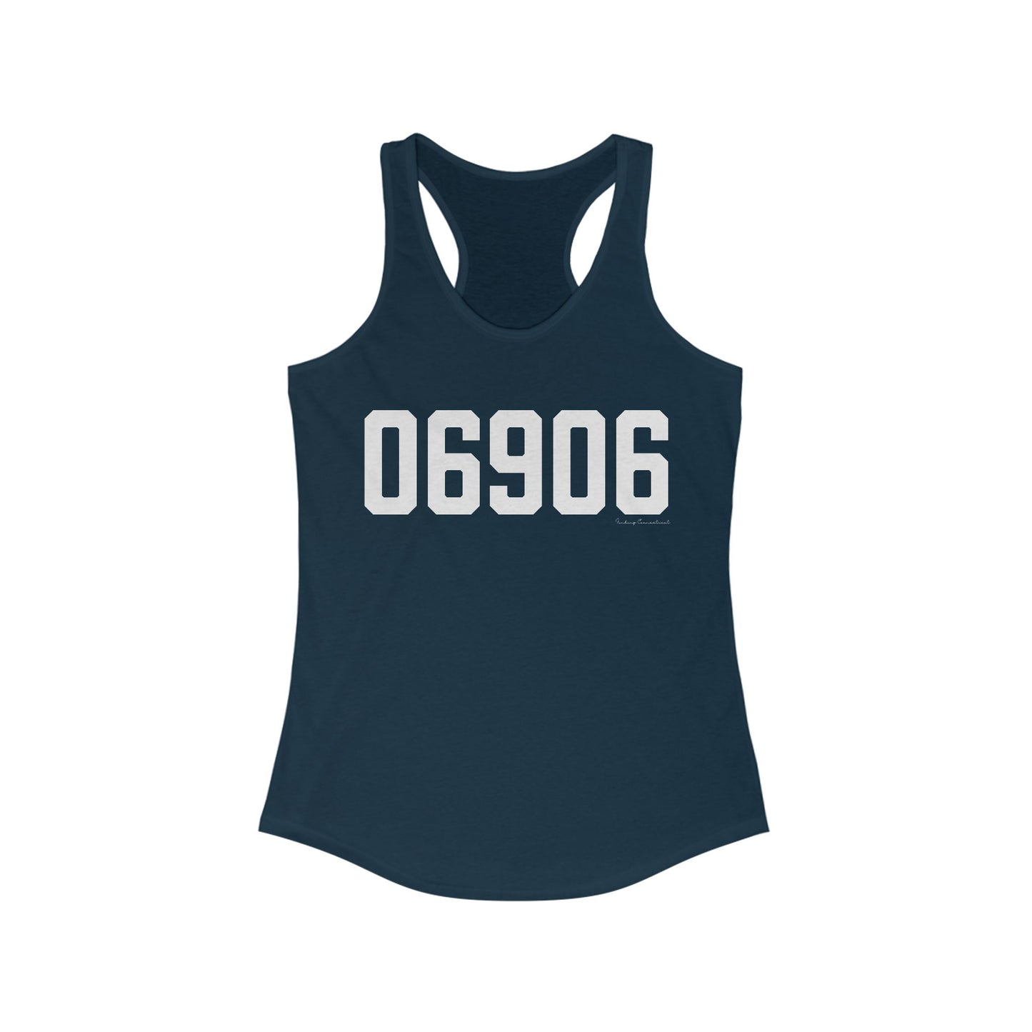 06906 Stamford CT Zip Code Women's Ideal Racerback Tank Top