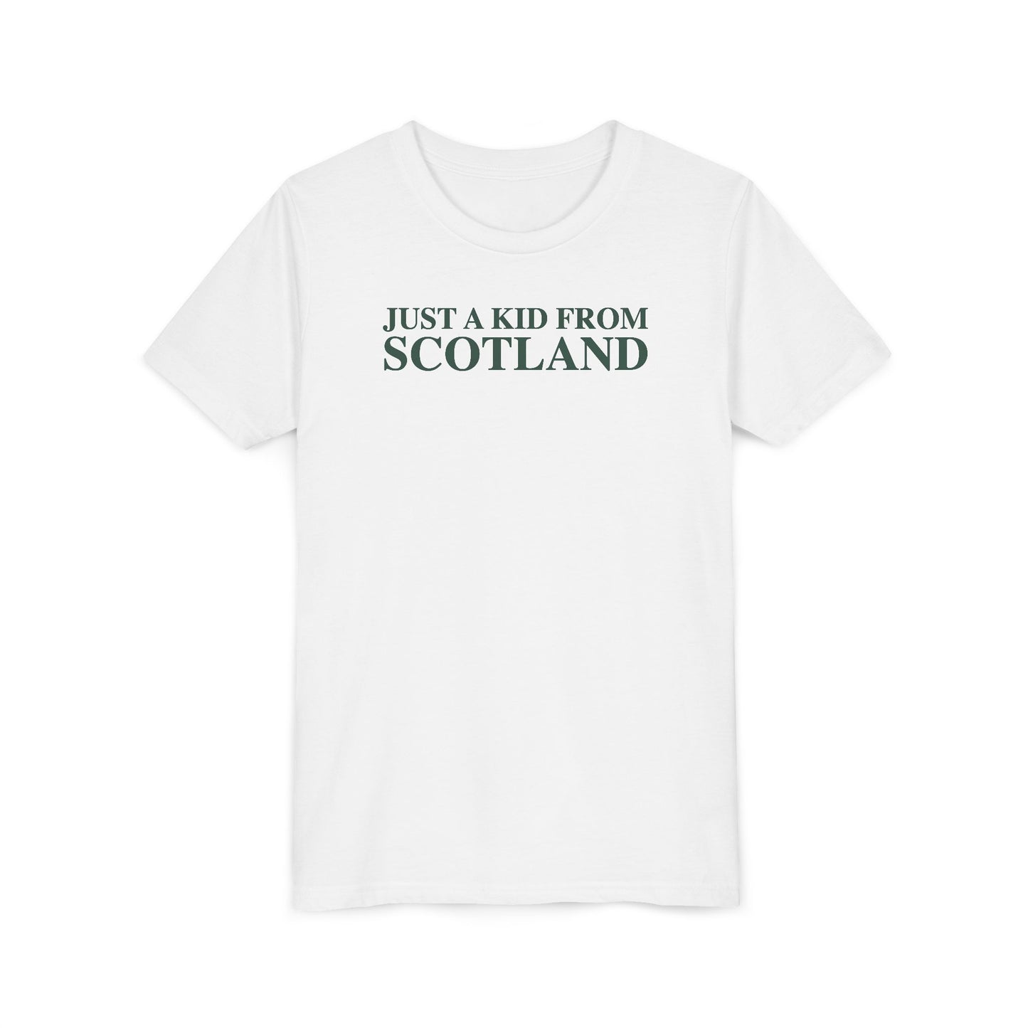 Just a kid from Scotland Youth Short Sleeve T-Shirt