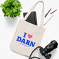 I Heart DARN Organic Canvas Tote Bag