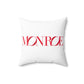 41 Tilt Monroe Spun Polyester Square Pillow