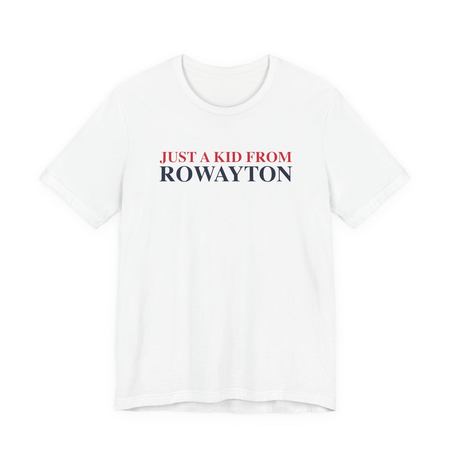 Just a kid from Rowayton Unisex Jersey Short Sleeve T-Shirt