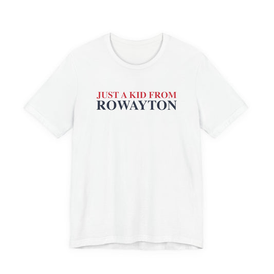 Just a kid from Rowayton Unisex Jersey Short Sleeve T-Shirt