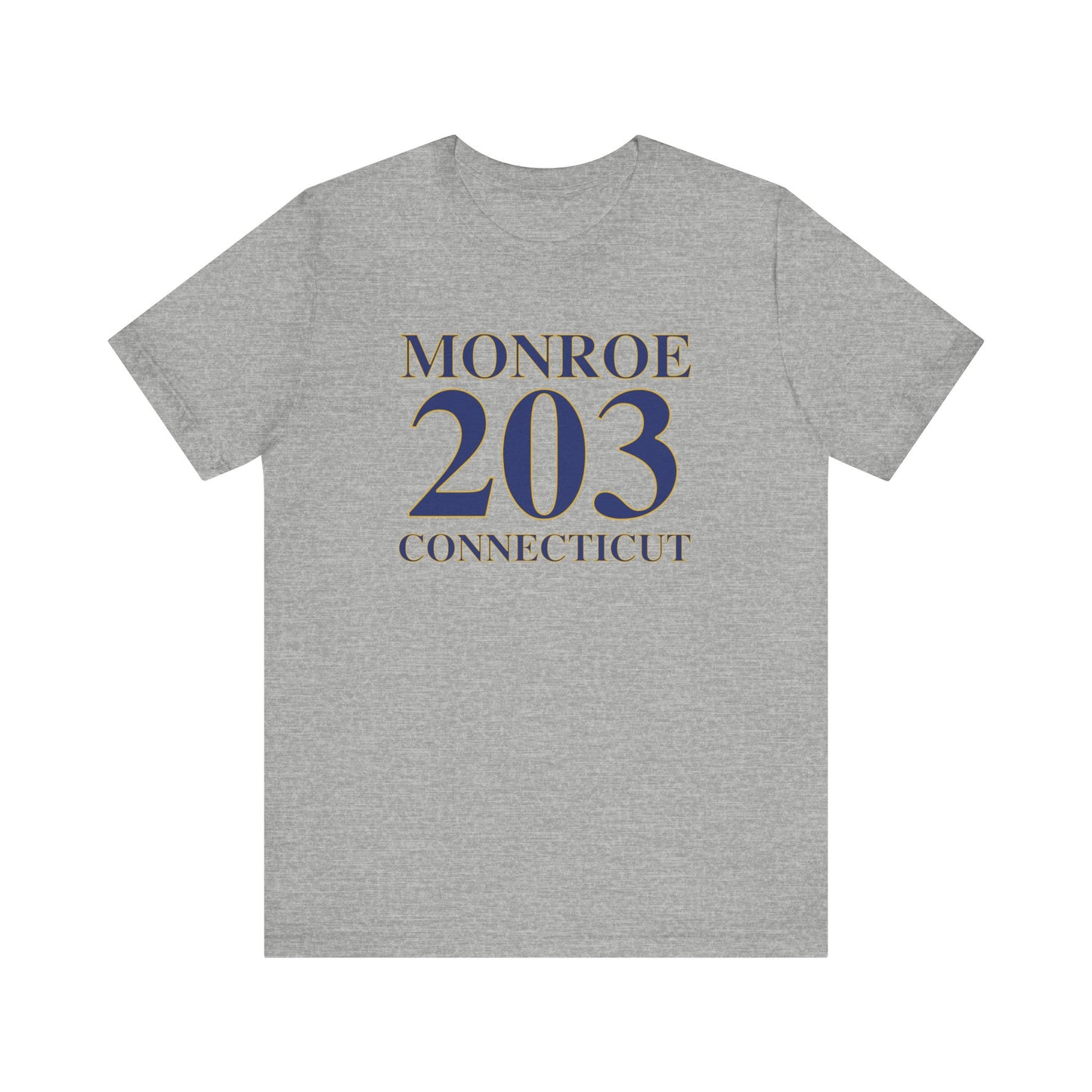 Monroe 203 Connecticut Unisex Jersey Short Sleeve Tee