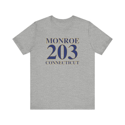 Monroe 203 Connecticut Unisex Jersey Short Sleeve Tee