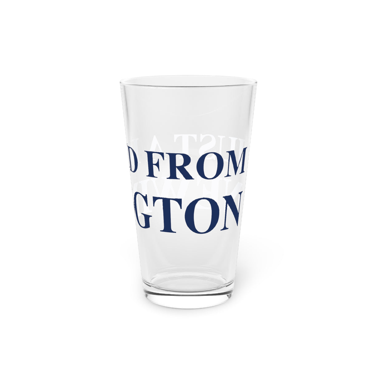 Just a kid from Newington Pint Glass, 16oz