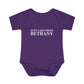 Just a kid from Bethany Infant Baby Rib Bodysuit