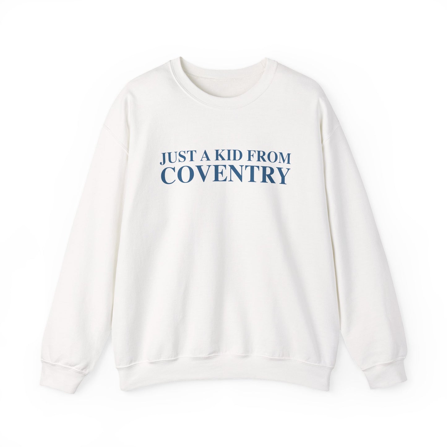 Just a kid from Coventry Unisex Heavy Blend™ Crewneck Sweatshirt