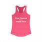 New Canaan Is My Happy Place Women's Ideal Racerback Tank Top