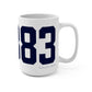 06883 Weston Connecticut Zip Code Mug 15oz