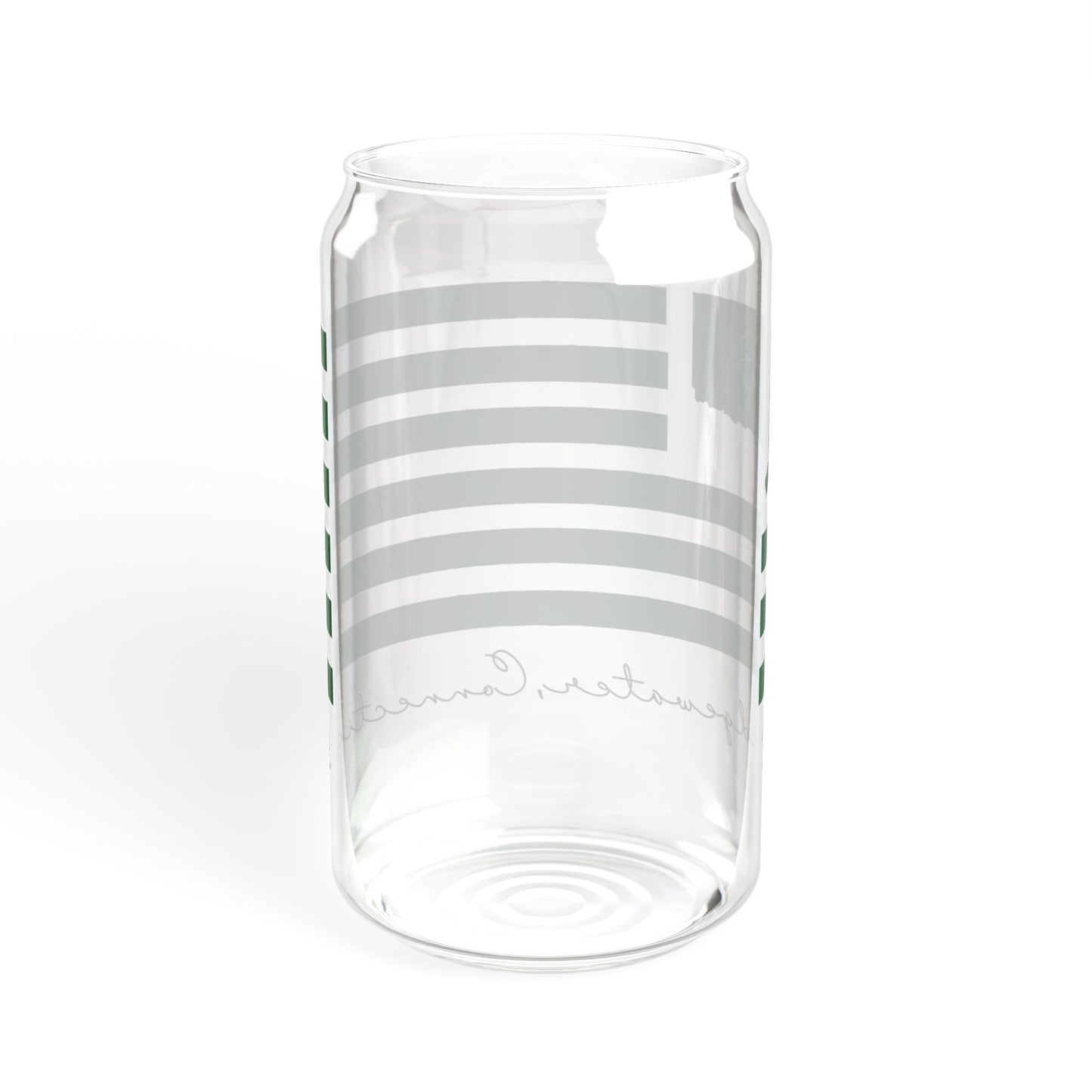 Bridgewater Connecticut St. Patrick’s Day Flag Sipper Glass, 16oz