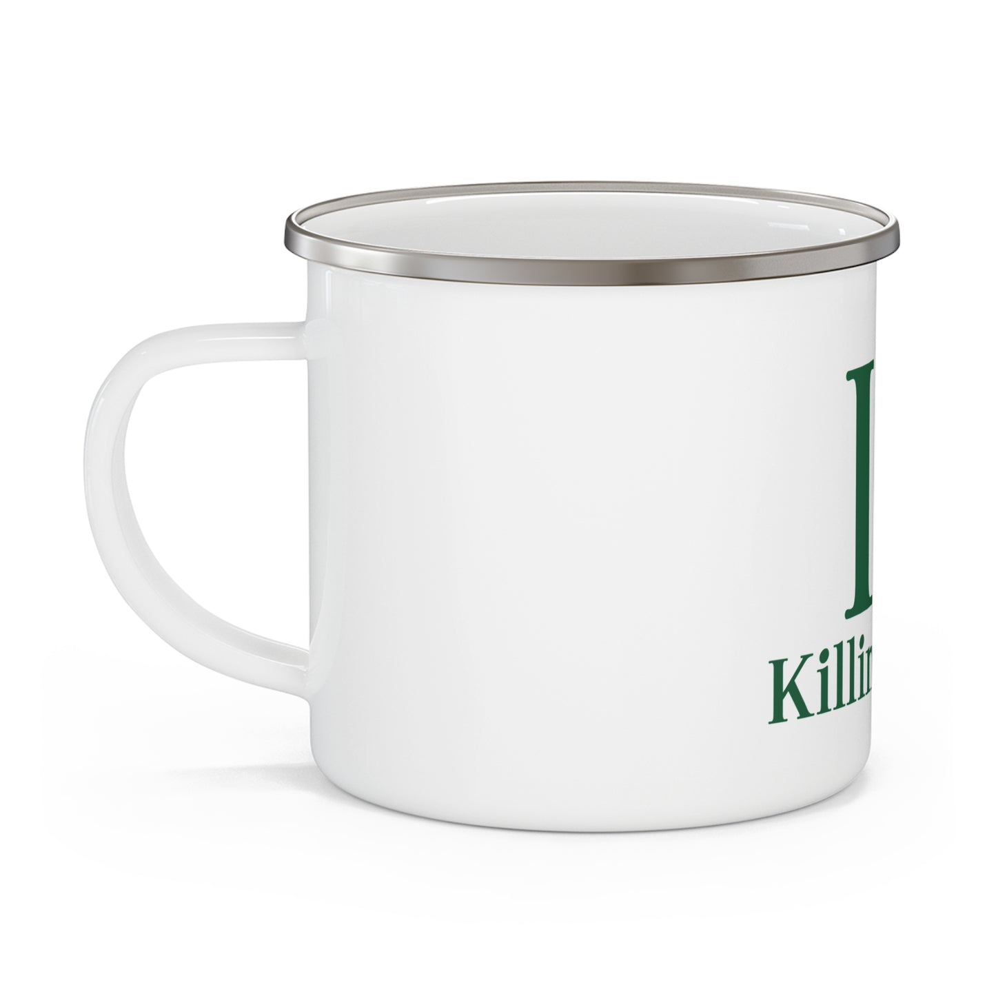 I Clover Killingworth Enamel Camping Mug