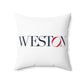 41 Tilt Weston Spun Polyester Square Pillow