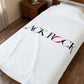 41 Tilt Black Rock Velveteen Plush Blanket