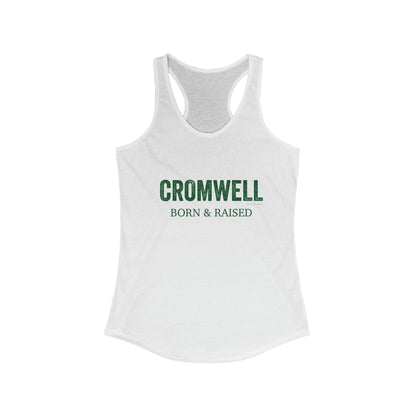 Cromwell Born & Raised Women's Ideal Racerback Tank Top (green)