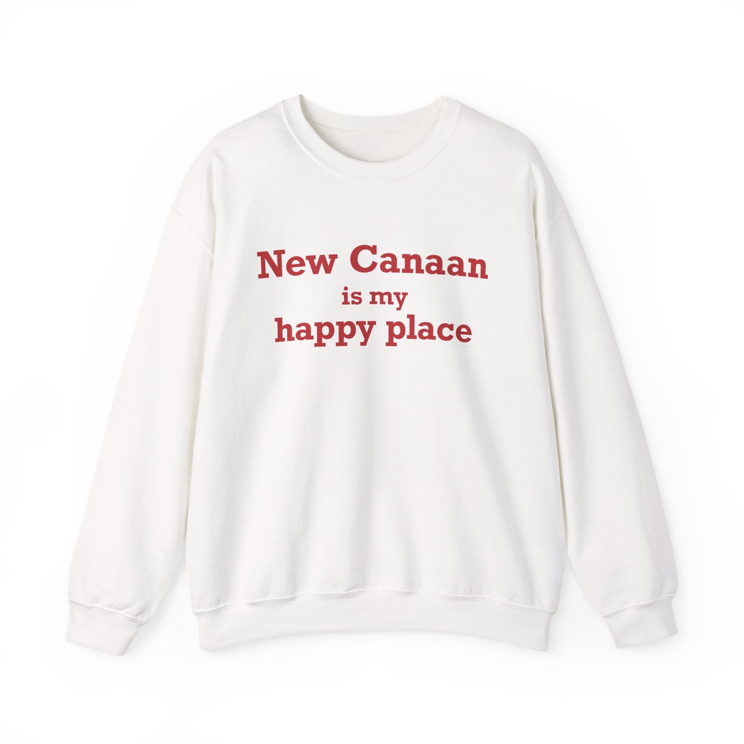 New Canaan Is My Happy Place Unisex Heavy Blend™ Crewneck Sweatshirt