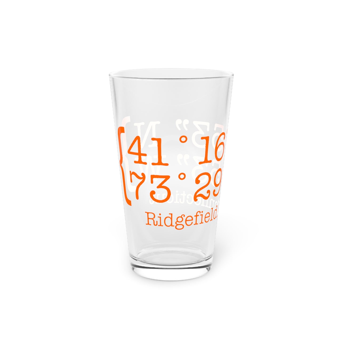 Ridgefield Coordinates Pint Glass, 16oz