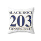 Black Rock 203 Connecticut  Spun Polyester Square Pillow