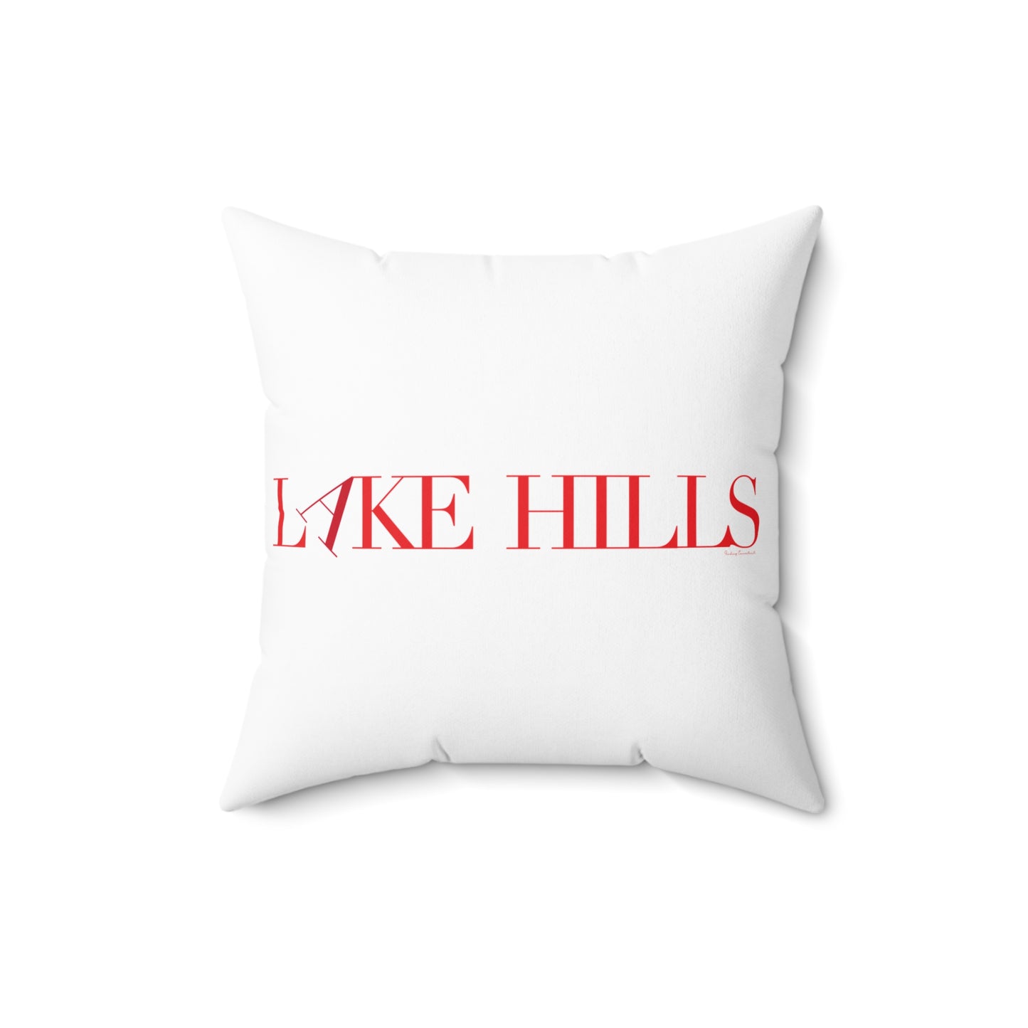 41 Tilt Lake Hills Spun Polyester Square Pillow