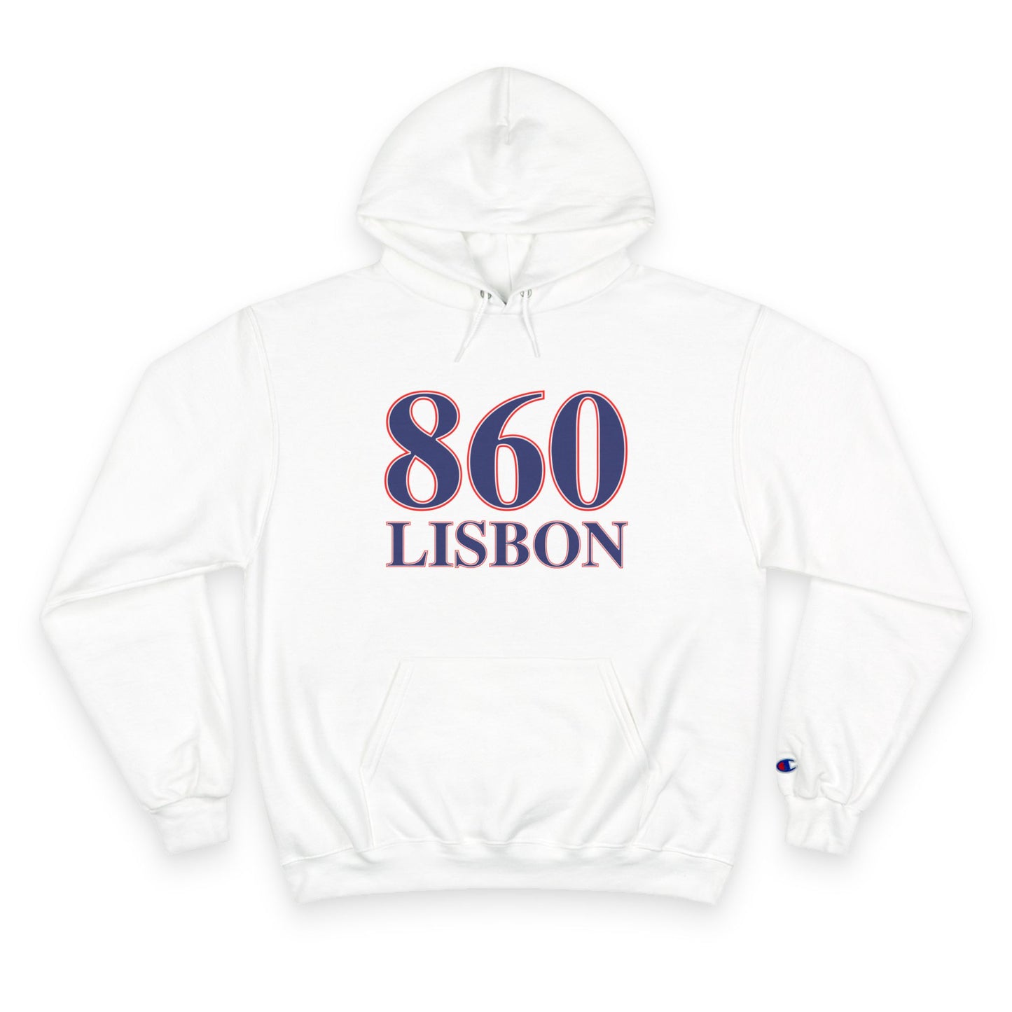 860 Lisbon Red White & Blue Champion Hoodie