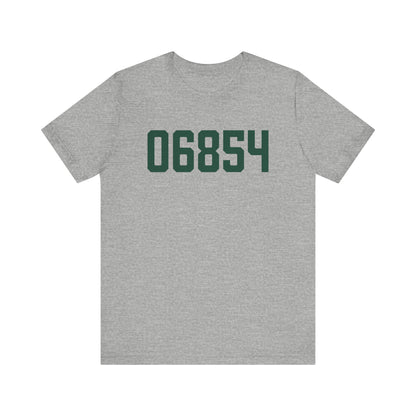 06854 Norwalk Connecticut Zip Code Unisex Jersey Short Sleeve T-Shirt