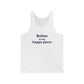 Bolton is My Happy Place Unisex Jersey Tank Top