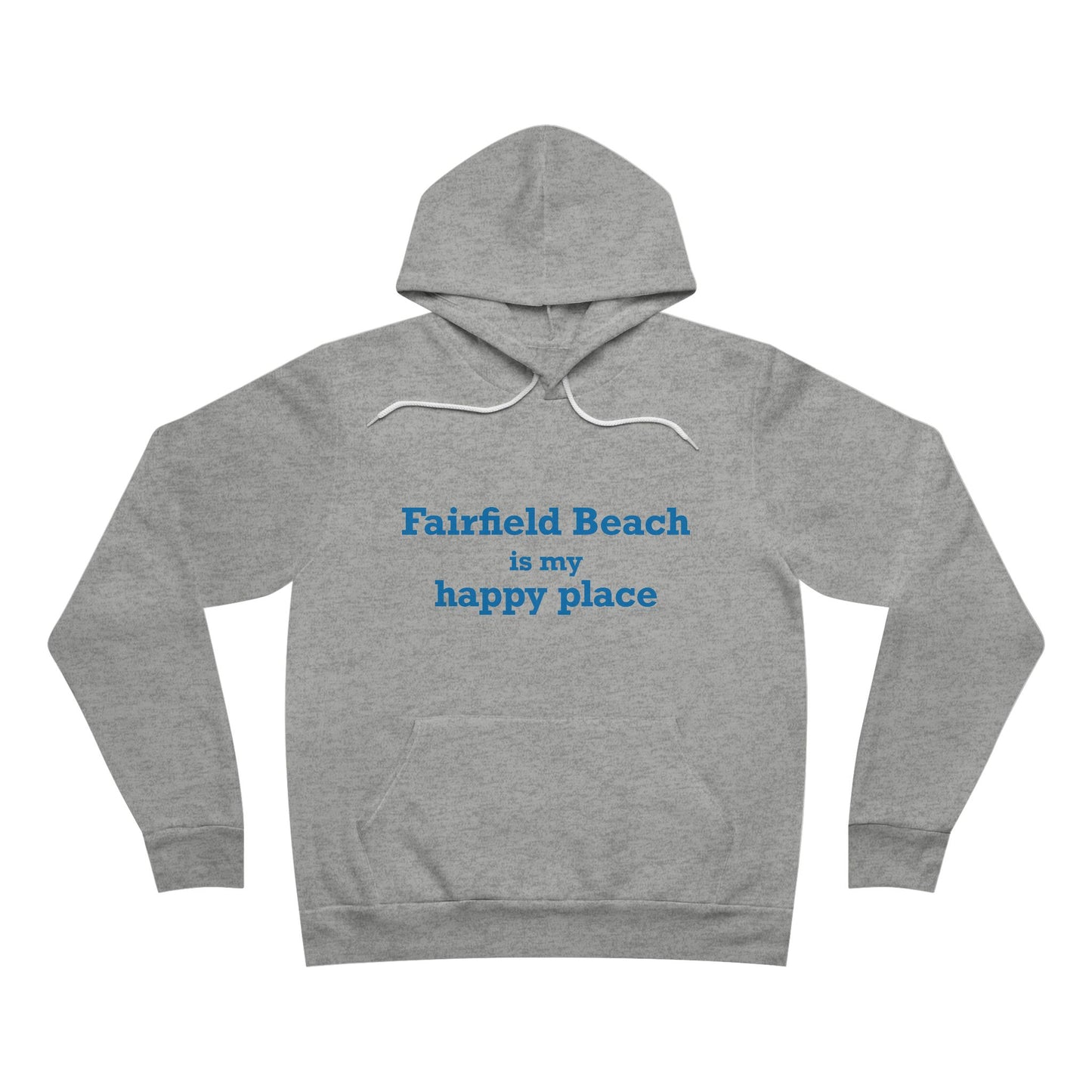 Fairfield Beach is My Happy Place Unisex Sponge Fleece Pullover Hoodie