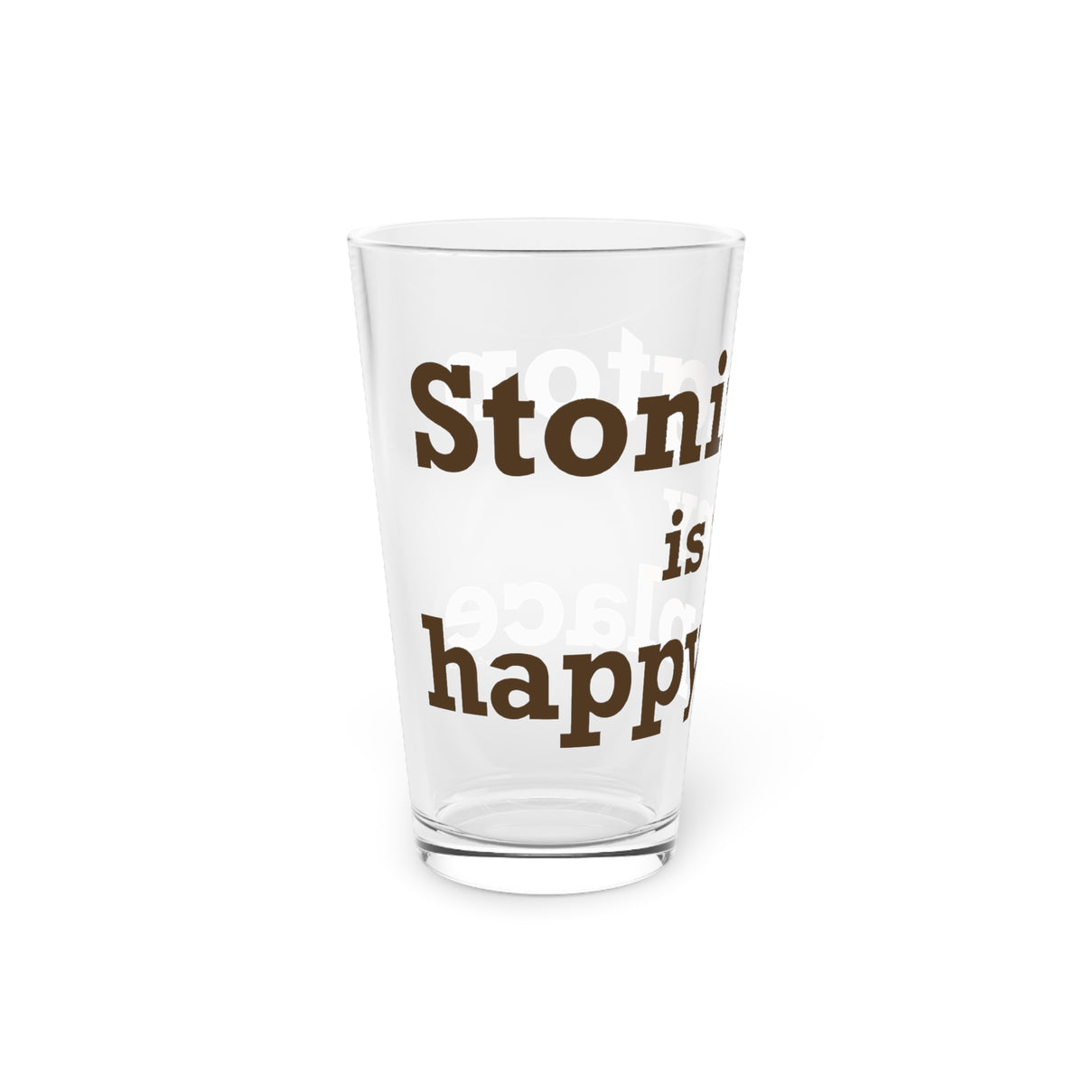 Stonington is My Happy Place Pint Glass, 16oz